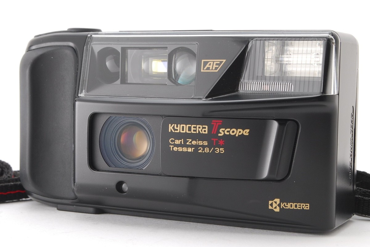 フィルムカメラ KYOCERA TPROOF Carl Zeiss Tessar 3.5/35 Kyocera TPROOF Carl Zeiss Tessar 35mm f/3.5 – Film Supply Club