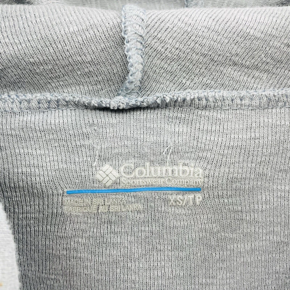 Columbia Mujer Talla XS Cuello Embudo Sudadera Pullover con Capucha en Gris 1983 Foto 4 de 4