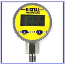Digital Hydraulic Pressure Gauge Manometer 1/4" NPT 700BAR/70Mpa New