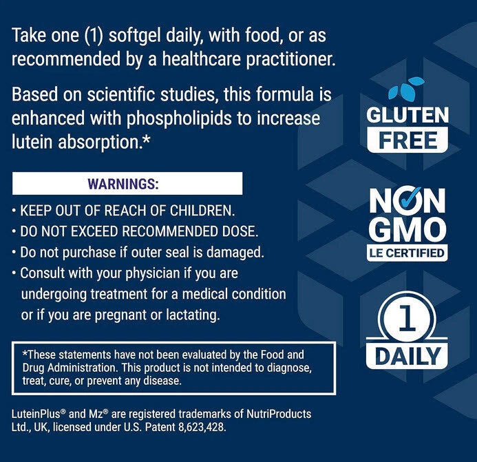 SOPORTE OCULAR MACUGUARD con SALUD OCULAR AZAFRÁN 120 Cápsulas Blandas EXTENSIÓN DE VIDA Foto 3 de 4