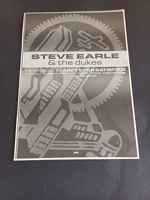 top music advert from steve earle and the dukes