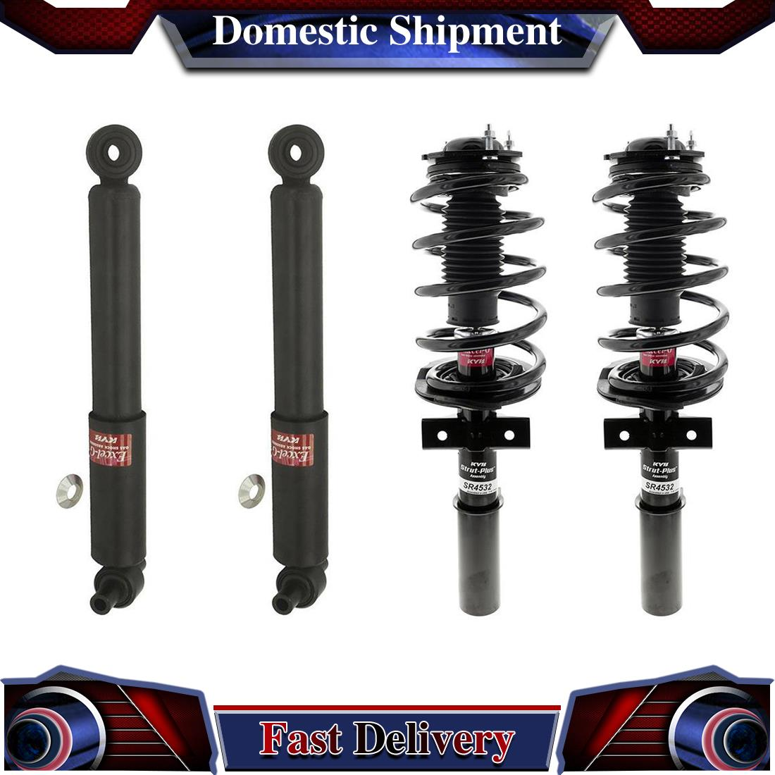 4 Front Rear KYB Shocks & Strut Assembly For Fits Chevrolet