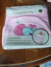 New Koala Baby Newborn Whale Bath Wrap 0-6months