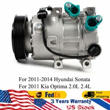 AC Compressor For 2011-2014 Hyundai Sonata 2011 Kia Optima 2.0L 2.4L Each