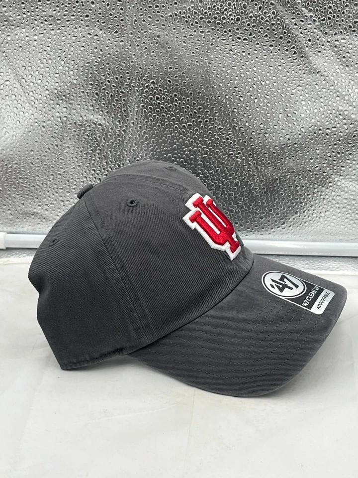 Indiana Hoosiers NCAA '47 Marca Gris Limpieza Sombrero Ajustable Foto 4 de 4