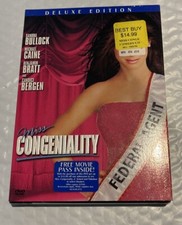 Miss Congeniality DVD, 2005, Deluxe Edition WITH SLIP COVER  FACTORY SEALED 