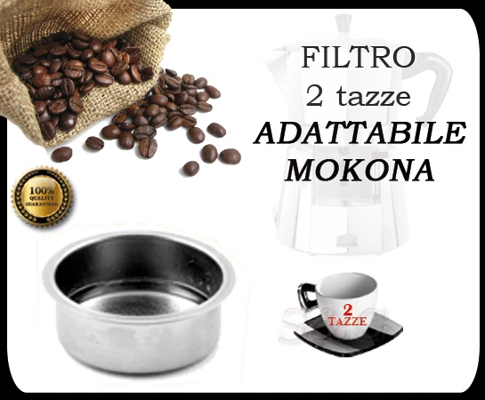 FILTRO PER MOKONA BIALETTI GAGGIA G107 NUOVO 2 TAZZE CAFFETTIERA ESPRESSO - Imagen 1 de 1