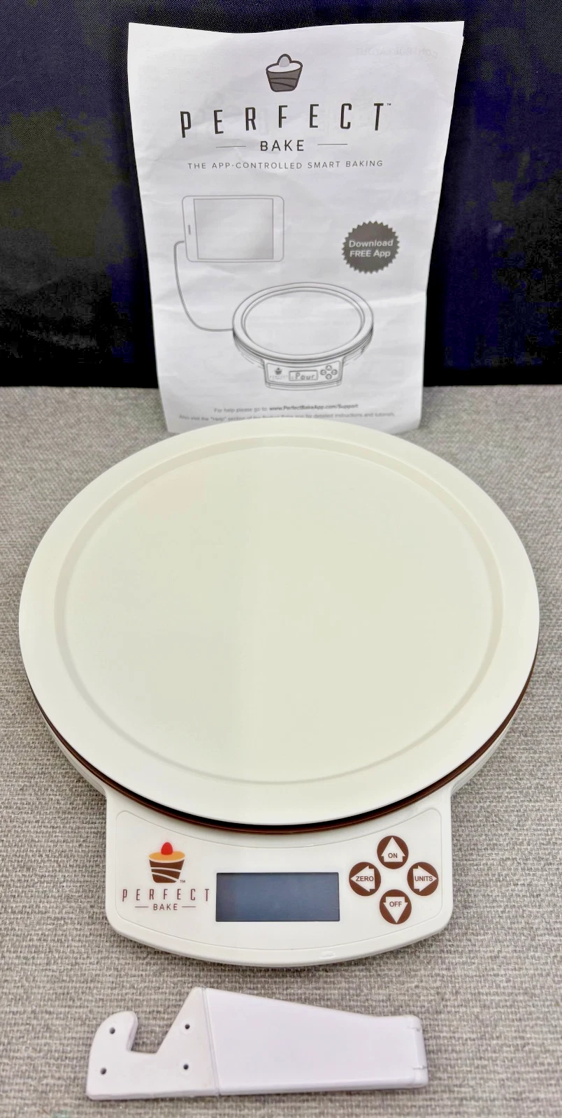 Perfect Bake App Controlled Baking System Smart Scale Recipe App Brookstone
