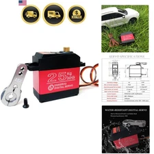 RC Digital Servo 25kg Waterproof High Speed Metal Gear 180 Degree Control