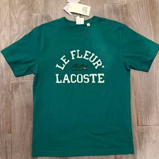 GOLF le FLEUR* X LACOSTE GREEN COLLEGIATE T-SHIRT Small