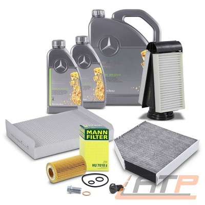 INSPEKTIONSPAKET +7l 5W-30 FÜR MERCEDES C-KLASSE W205 GLC X253 220 250 300 d CDI