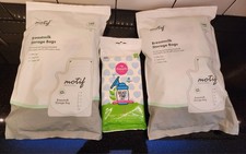 Motif Medical Breastmilk Storage Bags 200 ct 8oz BPA-Free  Breast Pump Wipes