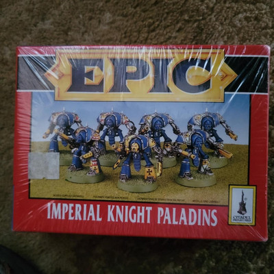 Games Workshop Citadel Miniatures EPIC IMPERIAL KNIGHT PALADINS 0790 OOP SHRINK