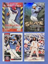 JAMES WOOD 2025 Topps Stadium Club #ICE-11, #SS-29, #175, and 2026 Topps # 349