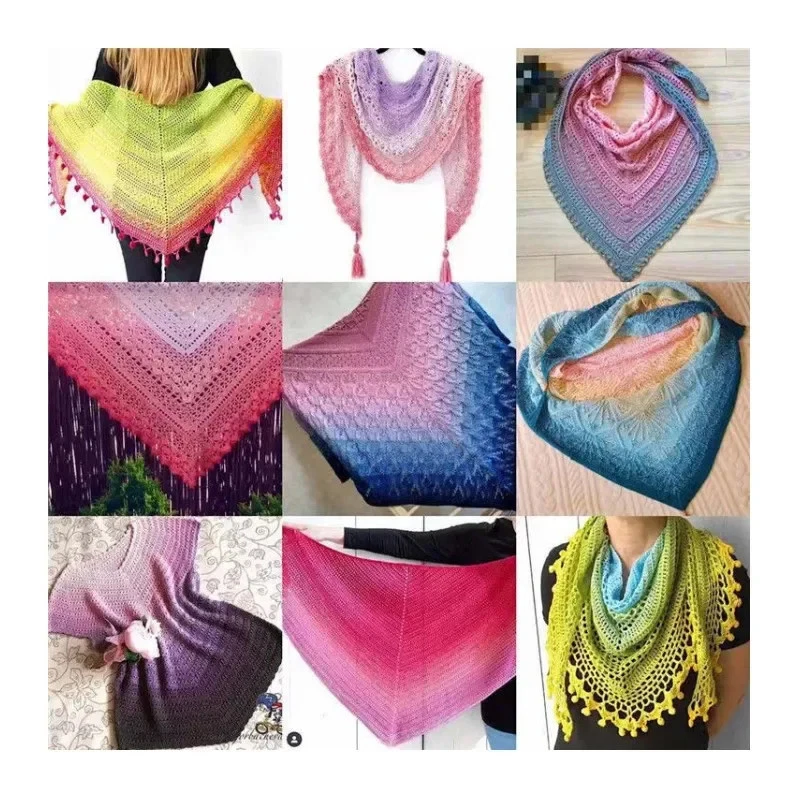 Merinowolle Wollgarn Strickgarn Häkelgarn weich gefärbt 250g DIY Herbst - Bild 2 von 4