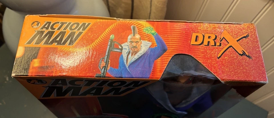 DR. X Action Man 12” Figure Electronic Laser Eye & Brain Hasbro 1995 NIB Sealed - Image 3 of 4