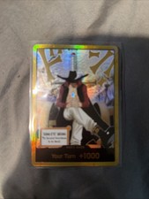 DON!! Card (Dracule Mihawk) (Gold) The Azure Sea's Seven Foil