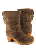 UGG Uggs Gr.38 Damen Stiefel Stiefeletten Boots Wuldleder Braun TOP L 778