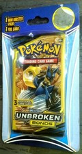 Lucario/Mel. UNBROKEN BONDS Sun & Moon [1] Mini•Booster & [1] Foil Card Pokemon