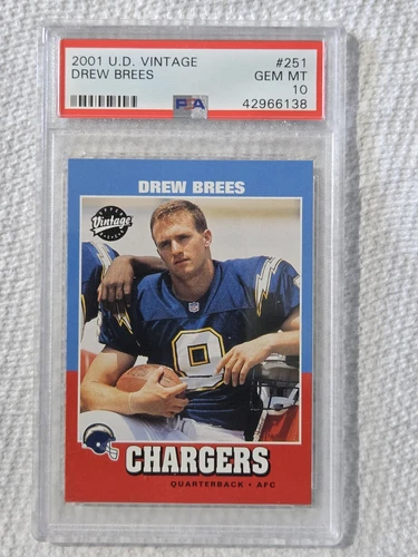 2001 Upper Deck Vintage - Drew Brees #251 (RC)