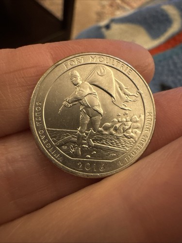 2016 P Washington Quarter Fort Moultrie S Carolina stamping error United States - Picture 1 of 3