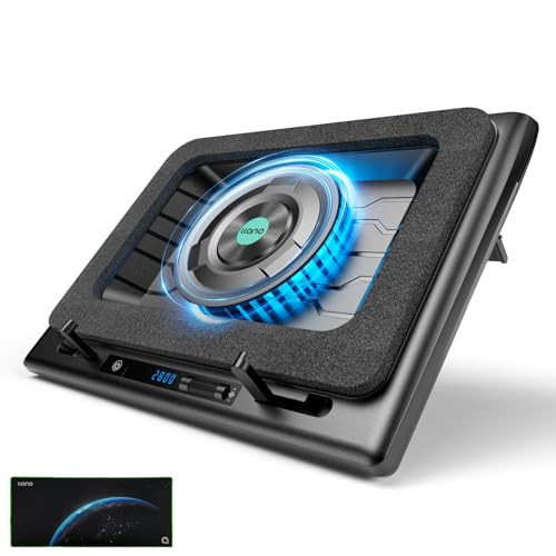 Gaming Laptop Cooler, Laptop Cooling Pad Stand with 5.5inch External Cooling ...