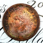 * 1885 * NEAR+ GEM BU MS INDIAN HEAD PENNY * FROM ORIGINAL COLLECTION