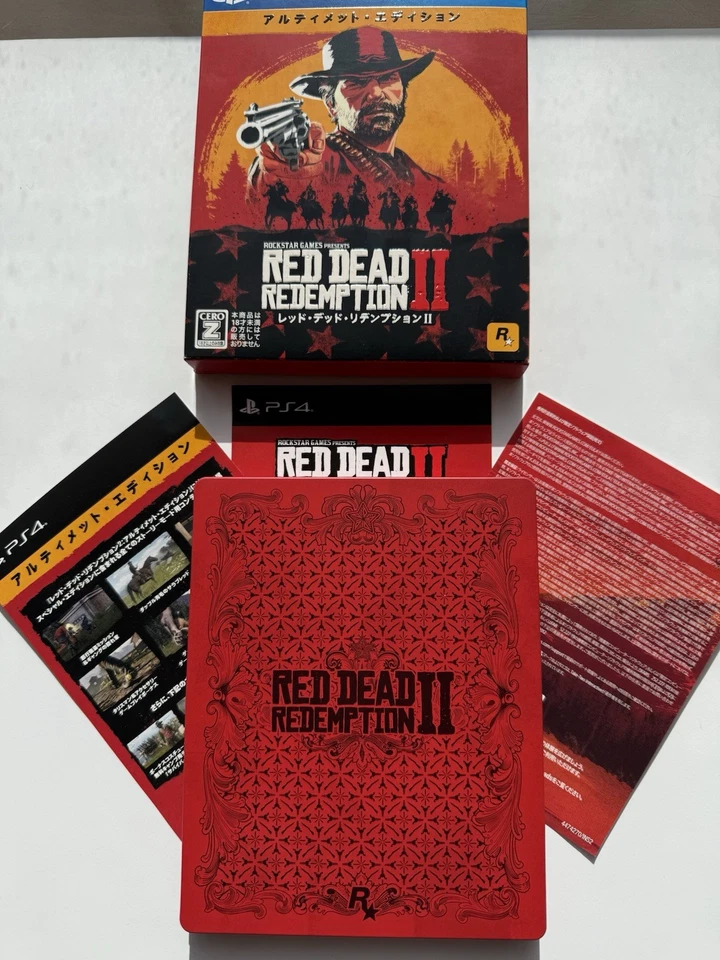 Red Dead Redemption 1+2 2Set PS3,PS4 -PlayStation3,PlaySatation4-  JAPAN - Image 2 of 4
