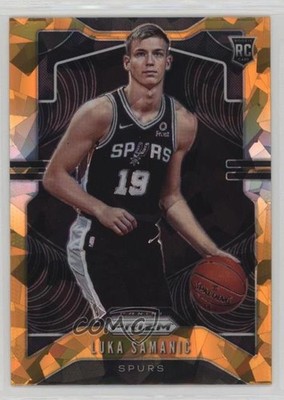 2019-20 Panini Prizm Orange Ice Luka Samanic Šamanić #265 Rookie RC 0c2
