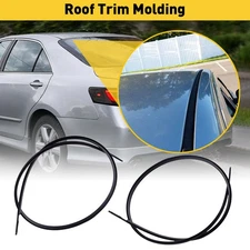 BLACK ROOF TOP FOR 2007 TRIM MOLDING 2009 2008 2010 2011 TOYOTA CAMRY 2PC WRNTY