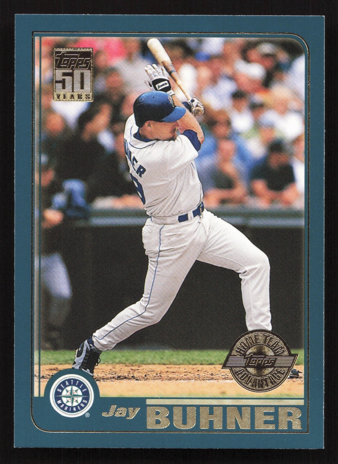 2001 Topps #35 Jay Buhner HOME TEAM ADVANTAGE (HTA Stamped) QTY Available