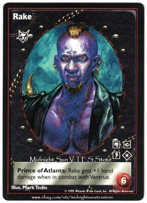 Rake Brujah Vampire: The Eternal Struggle V:TES VTES Vampire CCG