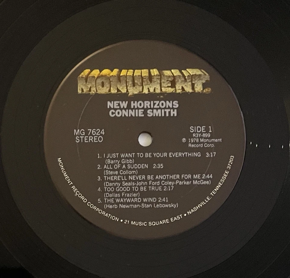 CONNIE SMITH - New Horizons - Vinyl Lp -1978 Monument Record MG7624 SHRINK Cover - Image 4 of 4
