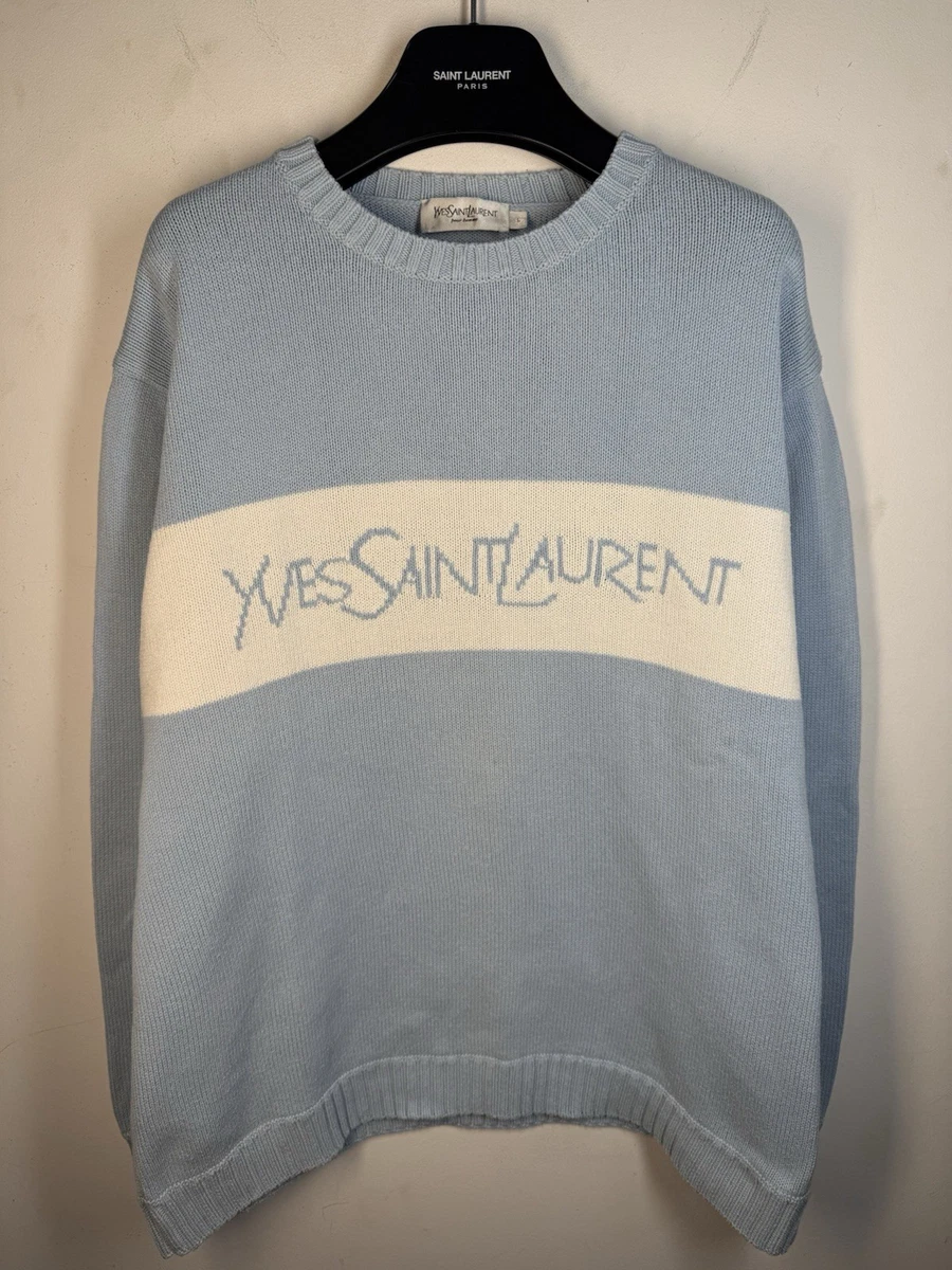 Saint Laurent 100% Cotton Crewneck Sweaters for Men for sale | eBay