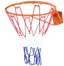 Longsail Basketball Hoop Set Wall Mount 12.6" Rim Net Ball Pump Complete Kit