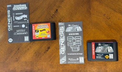Arcade Classics Centipede & Missile Command + Williams Arcade Classics Genesis 