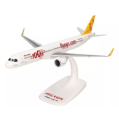 AIRBUS A321neo PEGASUS AIRLINE 100th 1:200 Herpa Aerei -D- Neues Modell