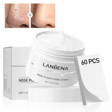 LANBENA Blackhead Remover Peel Off Mask 60 Pcs Free Shipping USA SELLERS