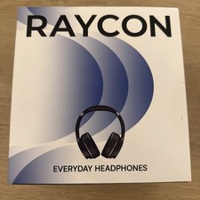 Raycon Everyday Over  Ear Headphones RBH820 Black Bluetooth ANC W/box
