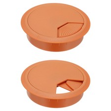 3 Inch Desk Grommet, 2Pcs Cable Grommet Wire Management Cable Hole Cover, Yellow