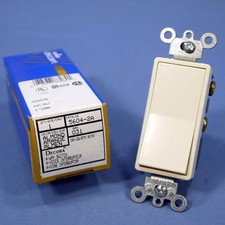 Leviton 5604-2A Almond Decora Quickwire 4-Way Rocker Wall Light Switch 15A