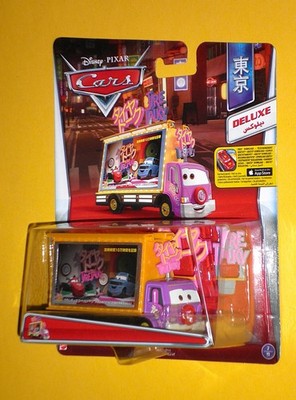 DISNEY PIXAR CARS DELUXE TAIA DECOTURA billboard truck 2015 mint,Top Mattel-OVP