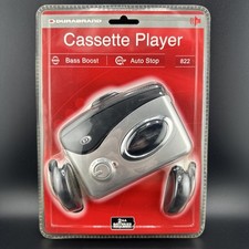 Durabrand Portable Cassette Tape Player Headphones 822 Sealed Bass Boost New