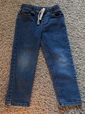 365 Kids From Garanimals Jeans Boys 5 Blue Pull On Causal Elastic Waist
