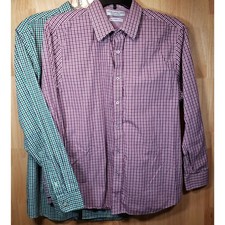 Lot of 2 XL Dress Shirts – Nick Graham & Chaps Striped Button-Downs