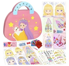4-in-1 Dress Up Game Set Princess Fantasy Makeup, Pretty Pretty Princess - New