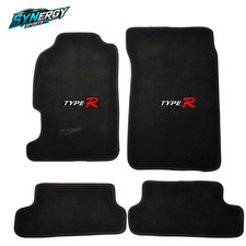 Black Nylon Floor Mats Fits 97-01 Honda Prelude 2dr Carpet Front Rear 4pcs Wtr