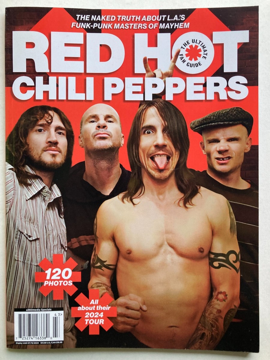 00s デッドストック red hot chili peppers 大判ポスター Lot - Red