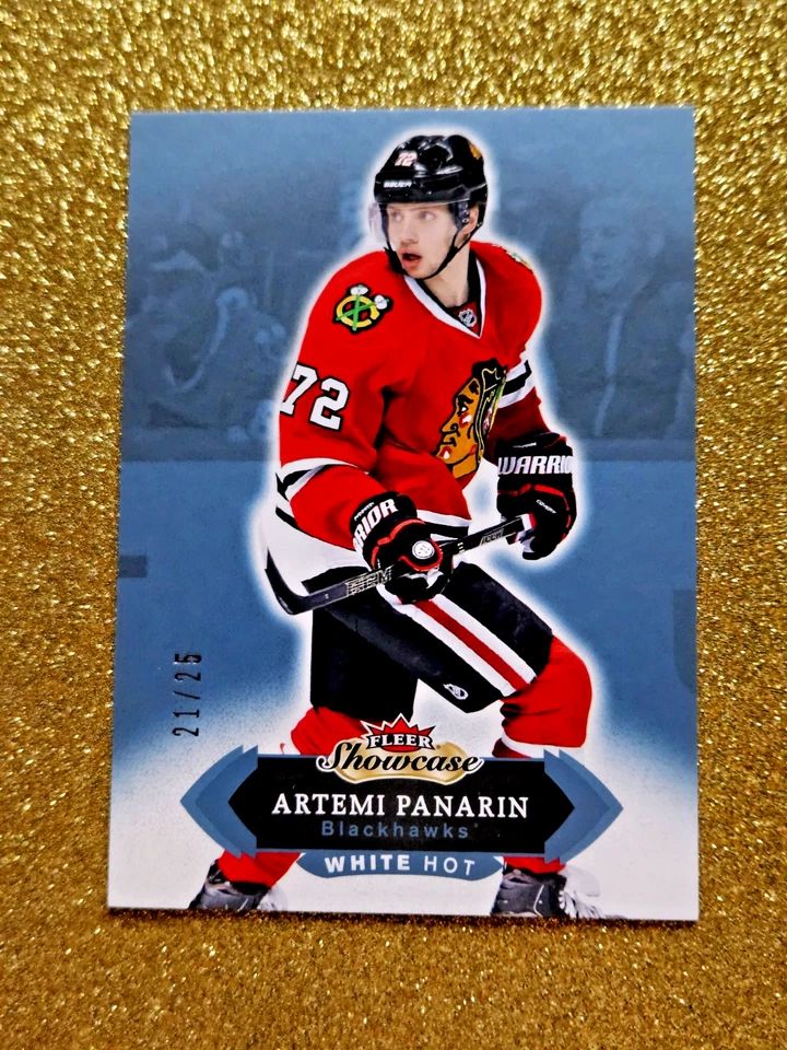 2016-17 Upper Deck Fleer Showcase White Hot /25 Artemi Panarin #97 SSP MINT - Image 2 of 4