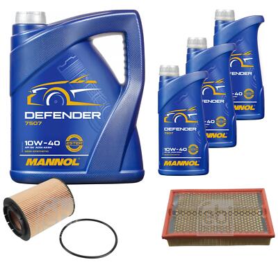 FEBI BILSTEIN Inspektionspaket 8L MANNOL Defender 10W-40 für Ford Galaxy WGR